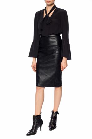 Tie-up silk top, zdjęcie 2 Tie-up silk top od Michael Kors